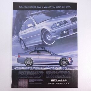 Vintage 2001 BMW 3 Series Print Ad Garage Decor Collector Display Advertising